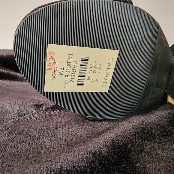 Talbots Elegant Black Sandals for Women - Picture 6 of 8